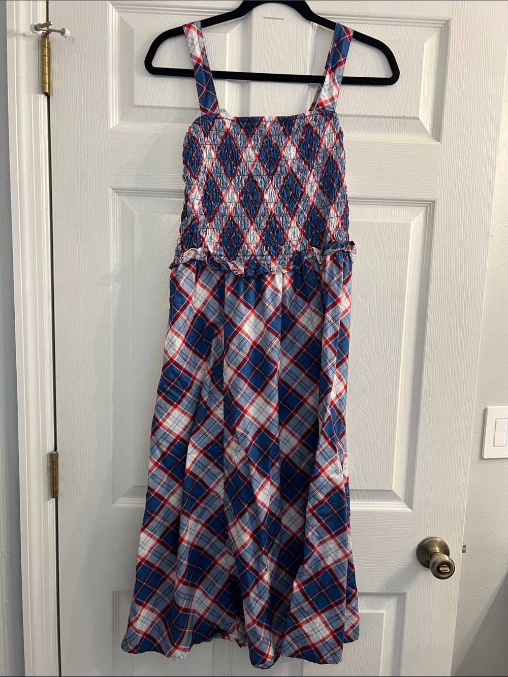Old Navy Red, White & Blue Plaid Sundress